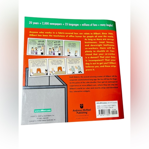 Dilbert Comic Book with Colorful Cover - Picture 2 of 2